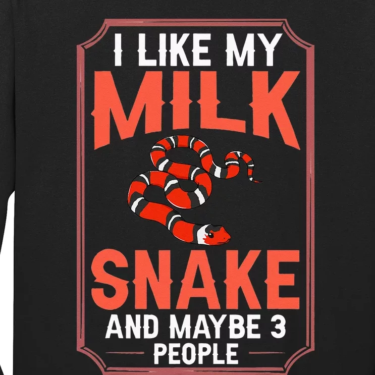 Milk Snake Pet Care Tank Reptile Long Sleeve Shirt