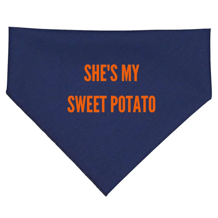 My Sweet Potato I YAM Matching Couple's USA-Made Doggie Bandana