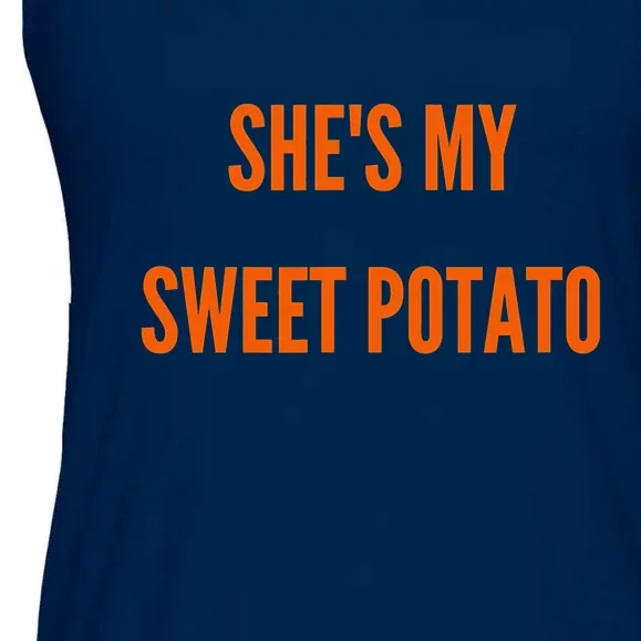 My Sweet Potato I YAM Matching Couple's Ladies Essential Flowy Tank