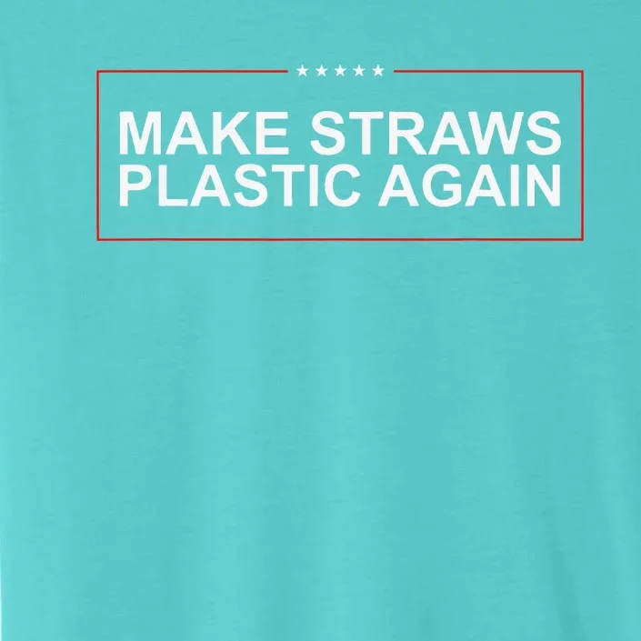 Make straws plastic again ChromaSoft Performance T-Shirt