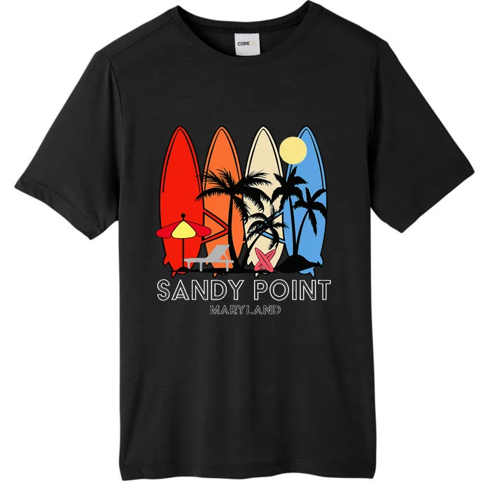 Maryland Sandy Point Retro Surfer ChromaSoft Performance T-Shirt