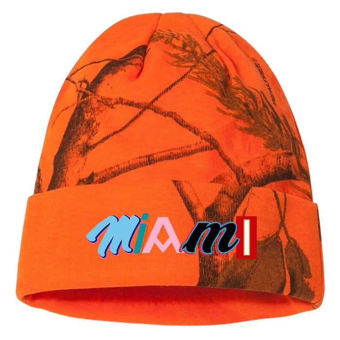 Miami Sports Pride Fan City Kati - 12in Camo Beanie