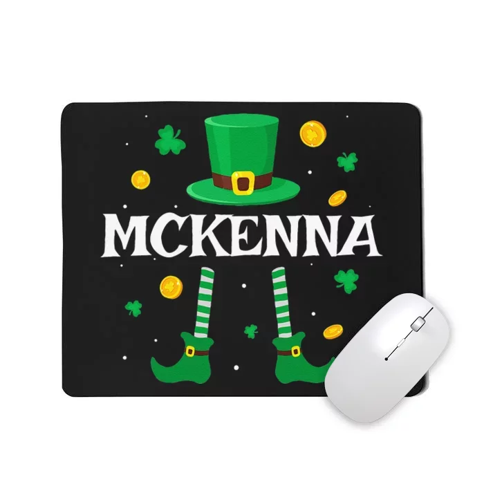 Mckenna Saint Patrick's Day Leprechaun Costume Mckenna Mousepad