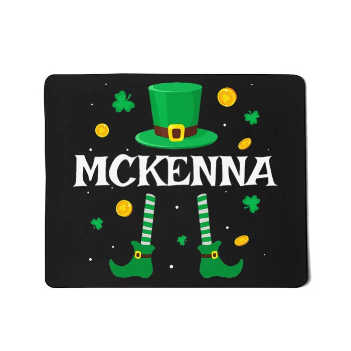 Mckenna Saint Patrick's Day Leprechaun Costume Mckenna Mousepad