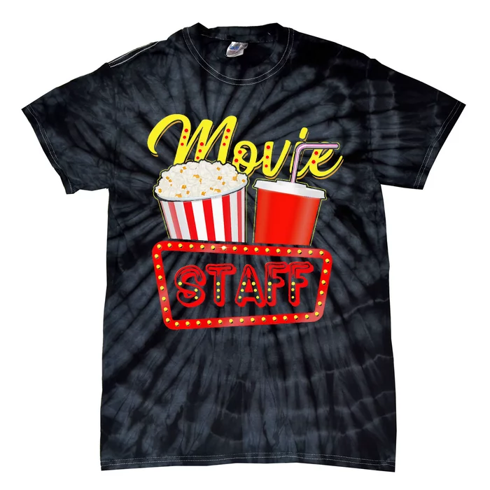 Movie Staff Party Night Behind The Scenes Awesomeness Tie-Dye T-Shirt