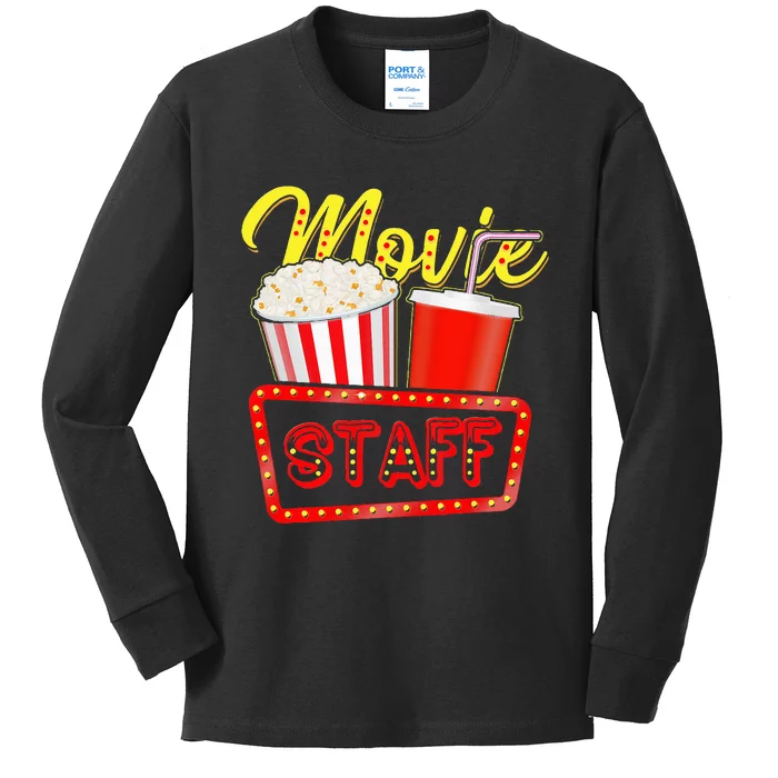 Movie Staff Party Night Behind The Scenes Awesomeness Kids Long Sleeve Shirt