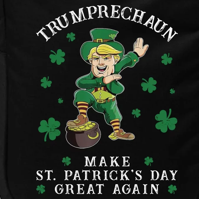 Make St Patricks Day Great Again Trump Leprechaun Impact Tech Backpack