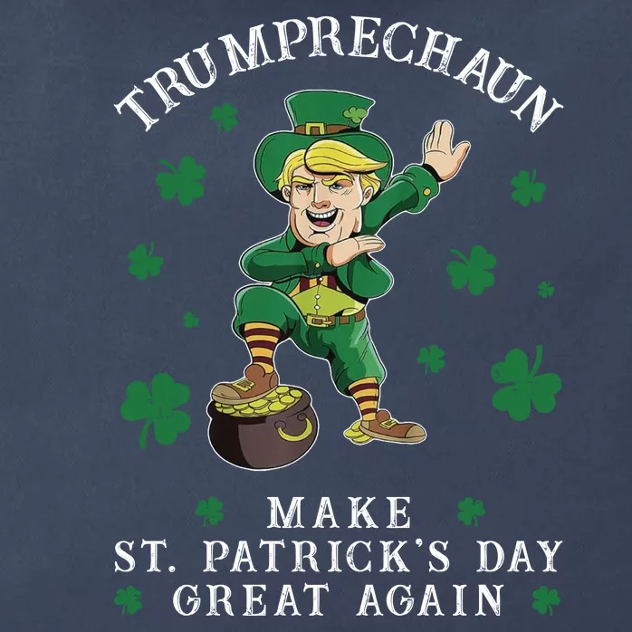 Make St Patricks Day Great Again Trump Leprechaun Zip Tote Bag