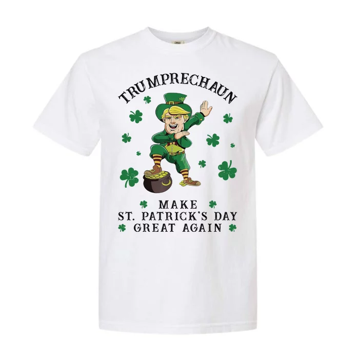 Make St Patricks Day Great Again Trump Leprechaun Garment-Dyed Heavyweight T-Shirt