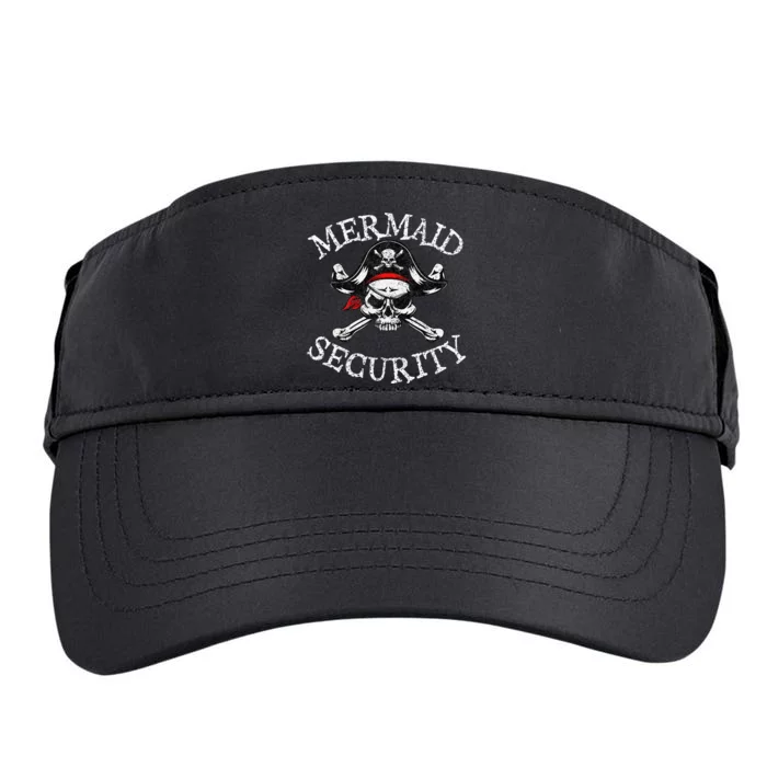 Mermaid Security Pirate Party Dad Brother Family Matching Adult Drive Performance Visor