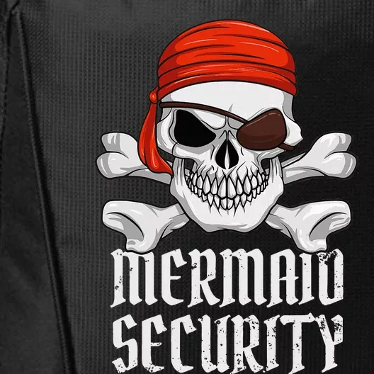 Mermaid Security Pirate Halloween Skull Pirate Eyepatch City Backpack