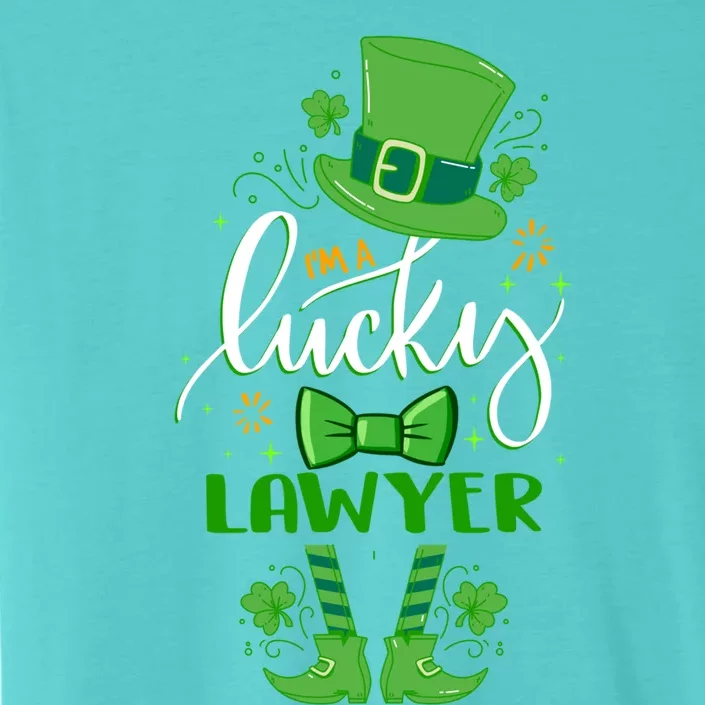 Matching St Patricks Day Leprechaun I'm A Lucky Lawyer Gift ChromaSoft Performance T-Shirt