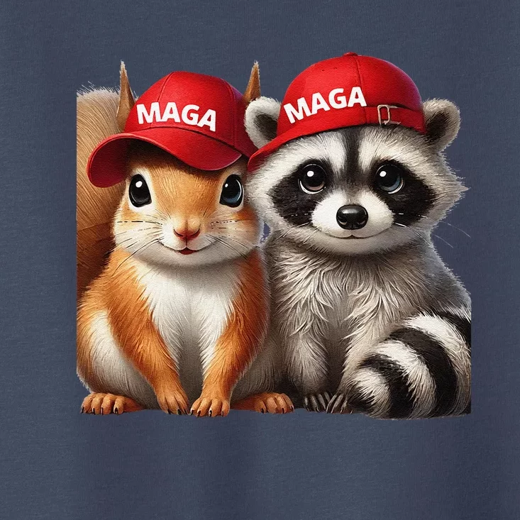 Maga Star Peanut The Squirrel & Fred The Raccoon Toddler T-Shirt