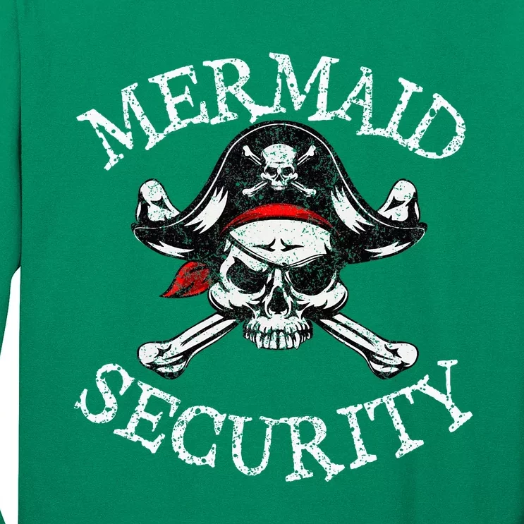 Mermaid Security Pirate Party Long Sleeve Shirt