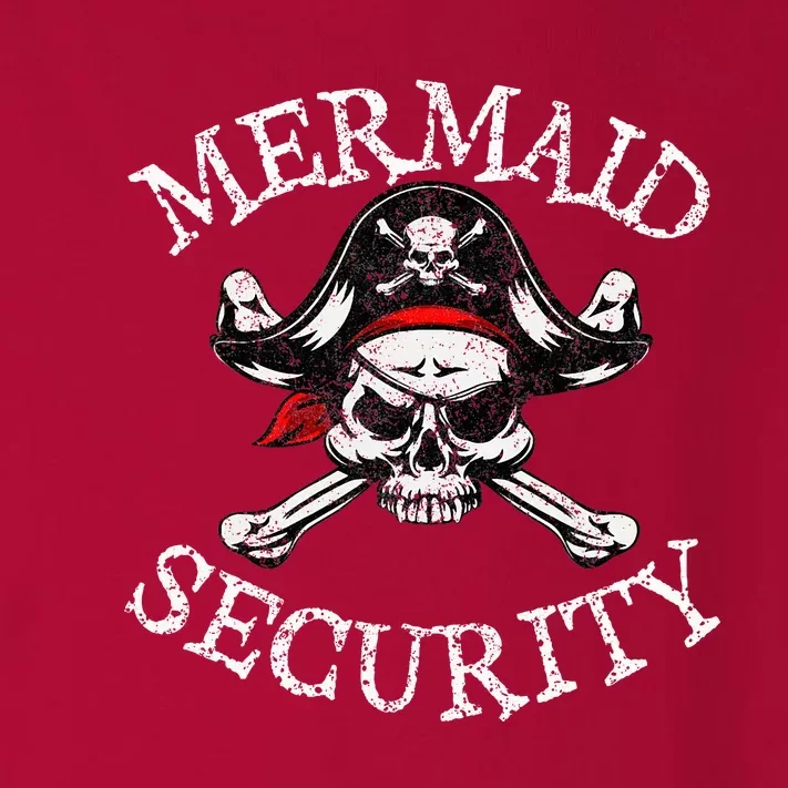 Mermaid Security Pirate Party Toddler Long Sleeve Shirt