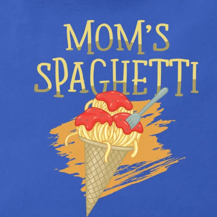 Mom's Spaghetti Pasta Lover Italian Food Spaghetti Funny Gift Zip Tote Bag