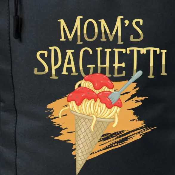 Mom's Spaghetti Pasta Lover Italian Food Spaghetti Funny Gift Daily Commute Backpack