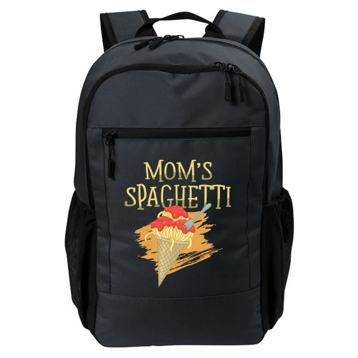 Mom's Spaghetti Pasta Lover Italian Food Spaghetti Funny Gift Daily Commute Backpack