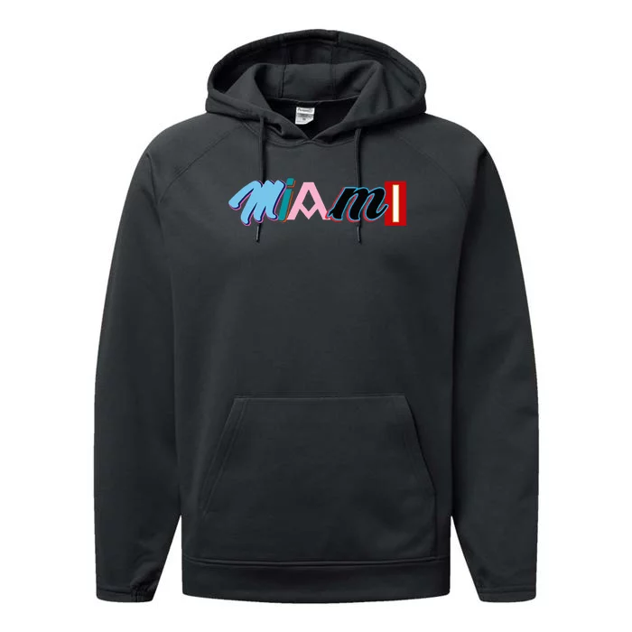 Miami Sports Pride Fan City Performance Fleece Hoodie