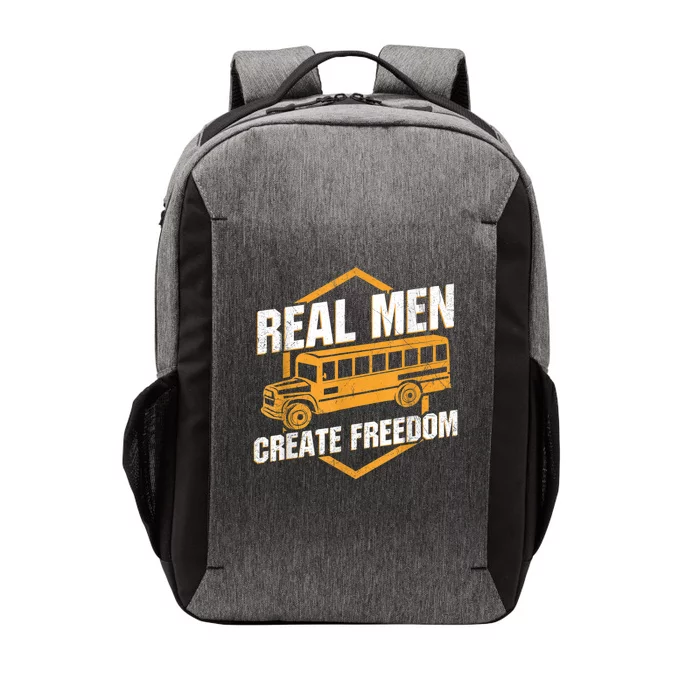 Mens Schoolie Quote For A Skoolie Driver Vector Backpack