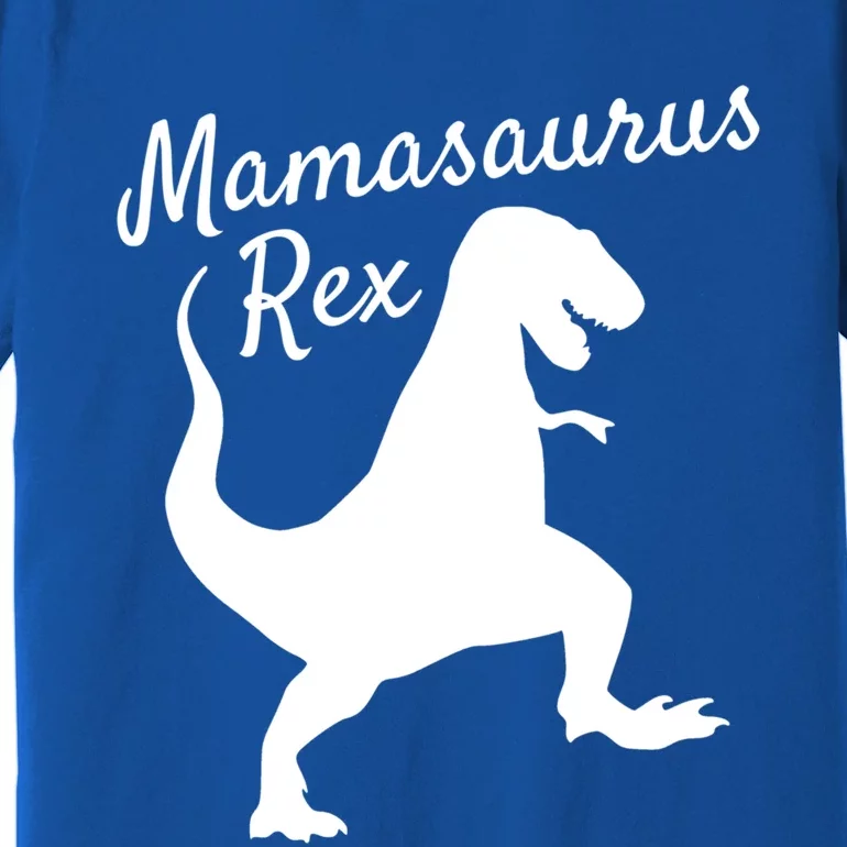 Mama Saurus Rex Gift Sweater Family Dinosaur Pajamas Premium T-Shirt