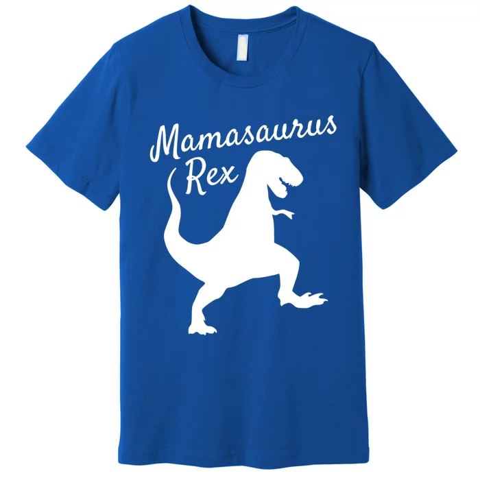 Mama Saurus Rex Gift Sweater Family Dinosaur Pajamas Premium T-Shirt