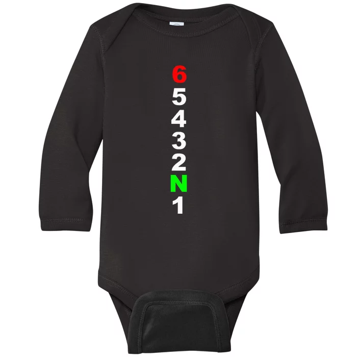 Motorcycle Shift Racing Sportsbike Biker Baby Long Sleeve Bodysuit