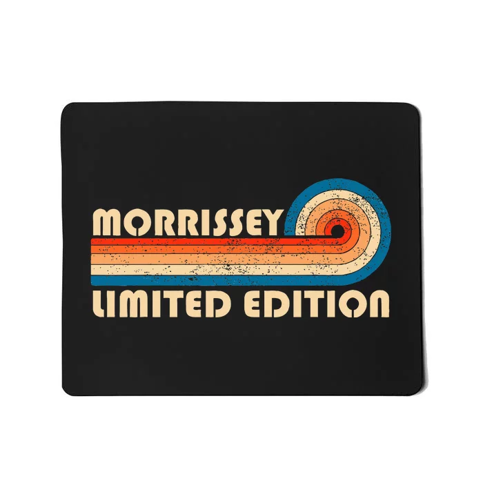 Morrissey Surname Retro Vintage 80s 90s Birthday Mousepad