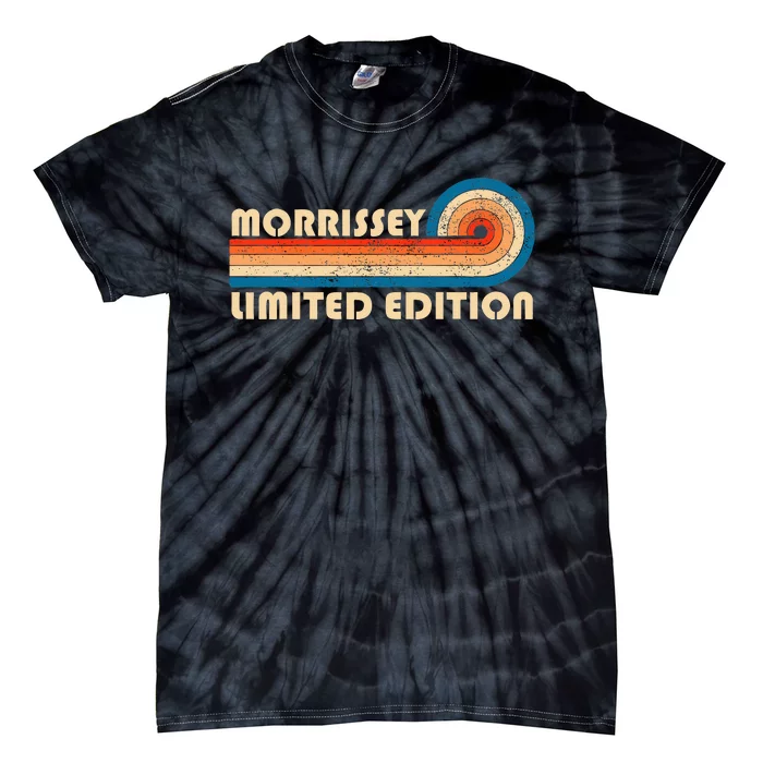 Morrissey Surname Retro Vintage 80s 90s Birthday Reunion Tie-Dye T-Shirt