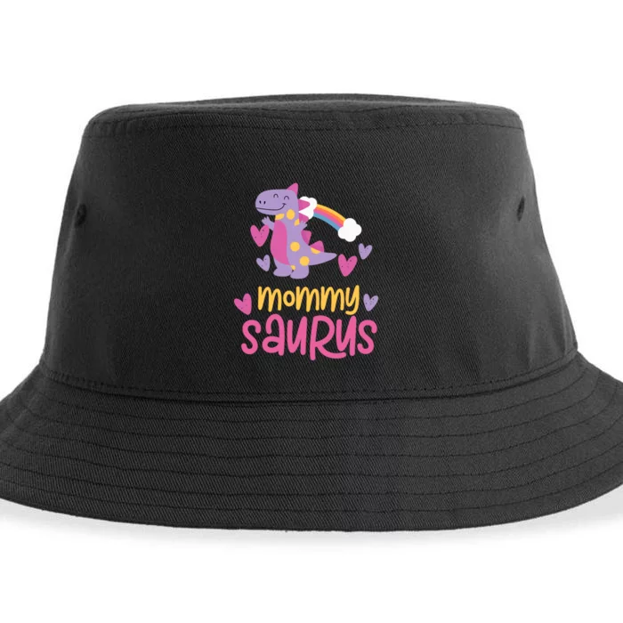 Mommy Saurus Rex Dinosaur Sustainable Bucket Hat