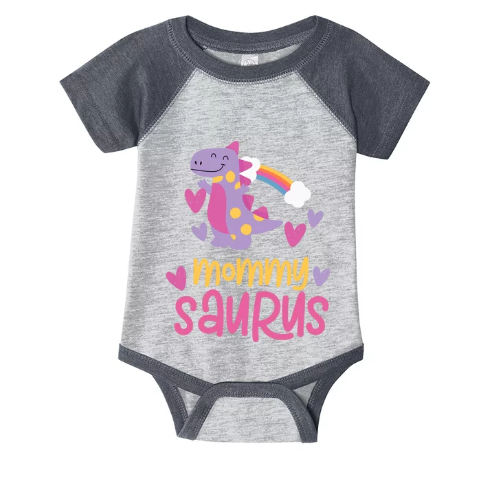 Mommy Saurus Rex Dinosaur Infant Baby Jersey Bodysuit