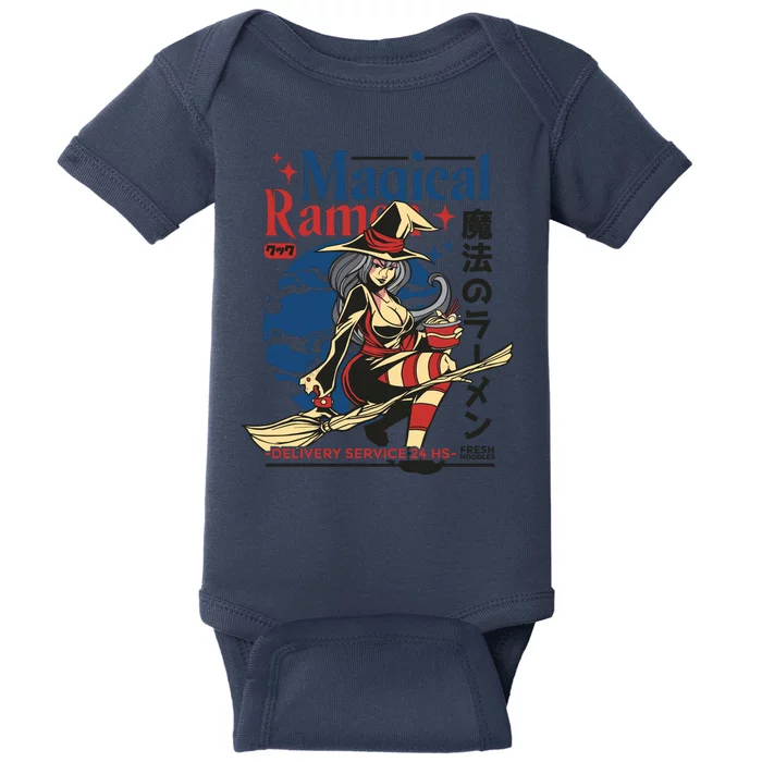 Magical Sexy Roman Noodle Witch Baby Bodysuit