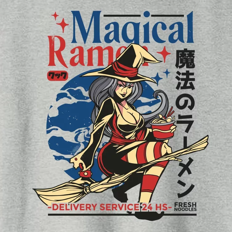 Magical Sexy Roman Noodle Witch Women's Crop Top Tee