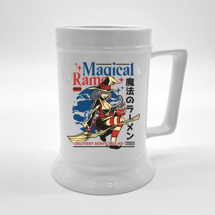 Magical Sexy Roman Noodle Witch Front & Back Beer Stein