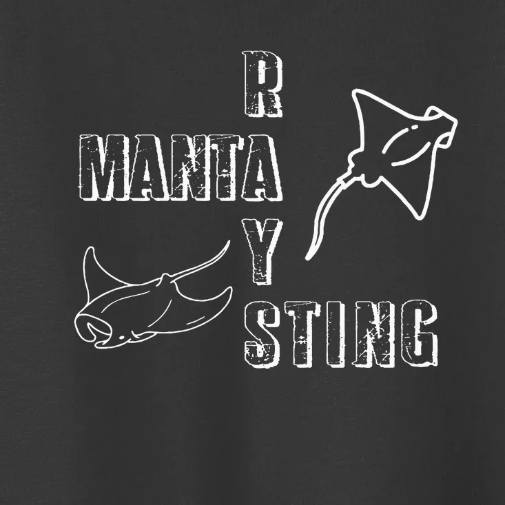 Manta & Sting Ray Design Toddler T-Shirt