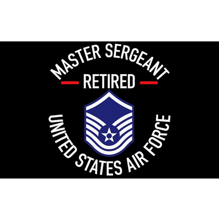 Master Sergeant Retired Military Retirement Bumper Sticker