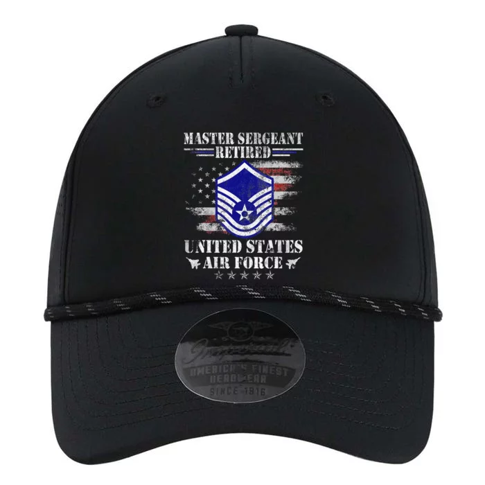 Master Sergeant Retired Air Force Military Retirement Gifts Performance The Dyno Cap