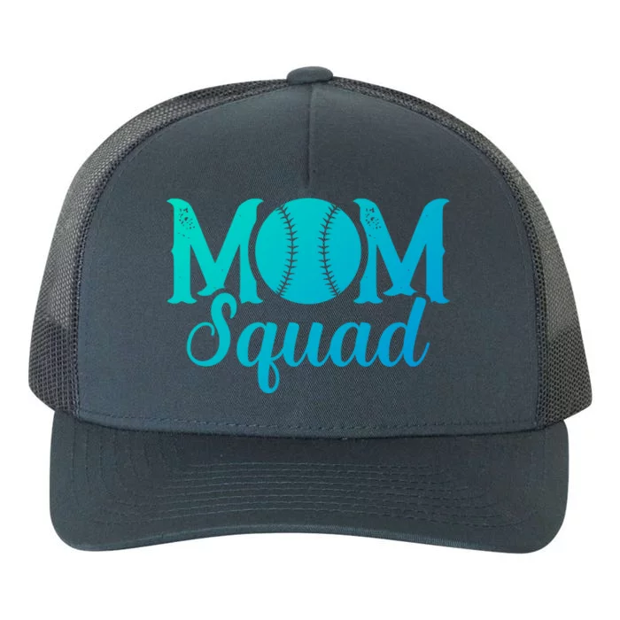 Mom Squad Sports Player Athletic Mothers Day Baseball Gift Yupoong Adult 5-Panel Trucker Hat