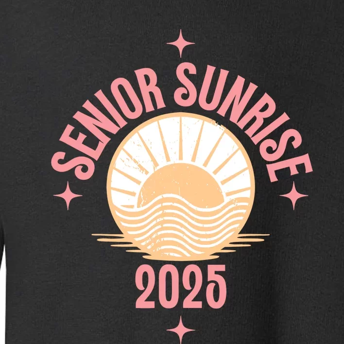 Magical Senior Sunrise 2025 High School 12th Twelfth Grade Toddler Sweatshirt