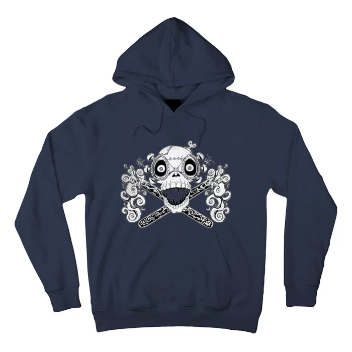 Mad Science Skull And Crossbones Hoodie