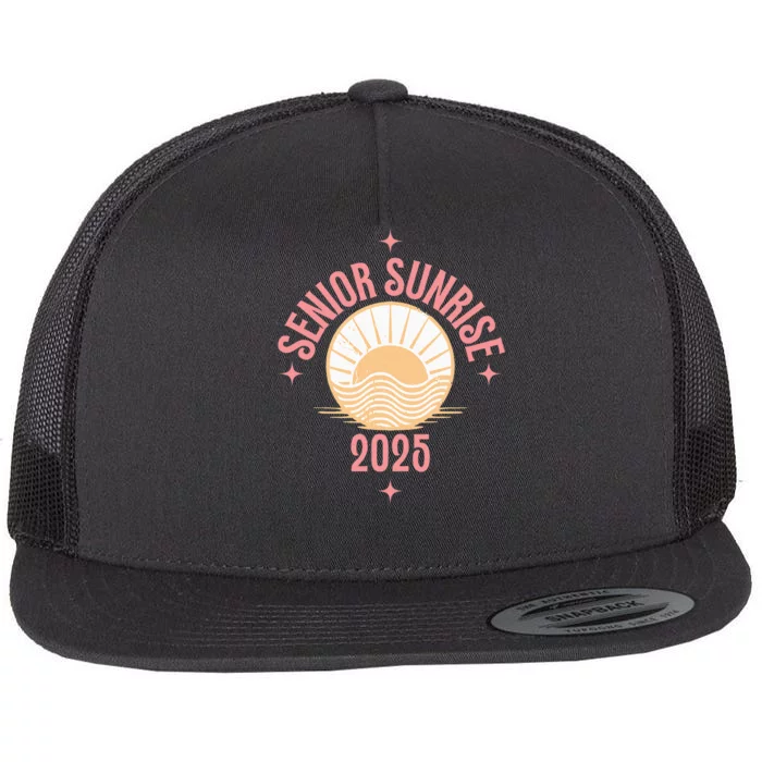 Magical Senior Sunrise 2025 High School 12th Twelfth Grade Flat Bill Trucker Hat