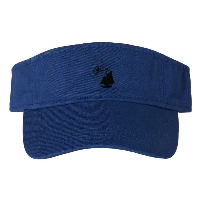 Maritime Sailing Ship Sailing Ships Ships Compass Ship Ahoy Valucap Bio-Washed Visor