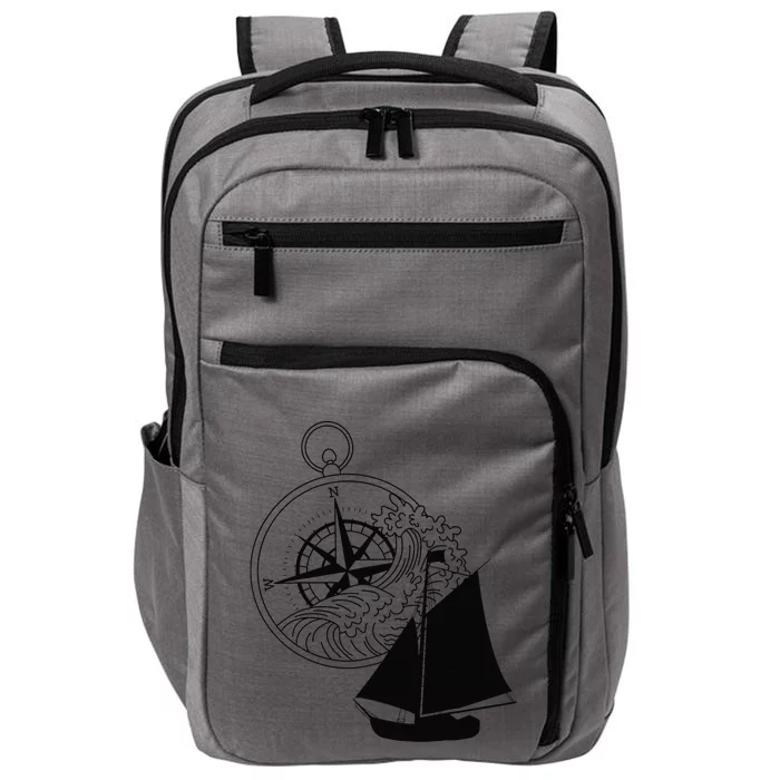 Maritime Sailing Ship Sailing Ships Ships Compass Ship Ahoy Impact Tech Backpack