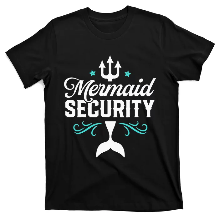 Mermaid Security Swimmer Swimming Tee T-Shirt