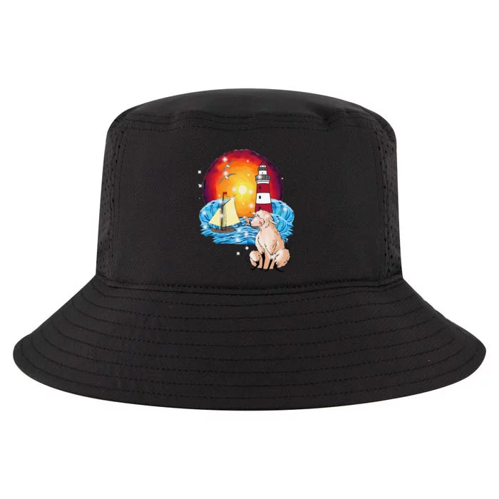 Maritime Shee.P Sailor Coast Lighthouse Sailing Ship Cool Comfort Performance Bucket Hat