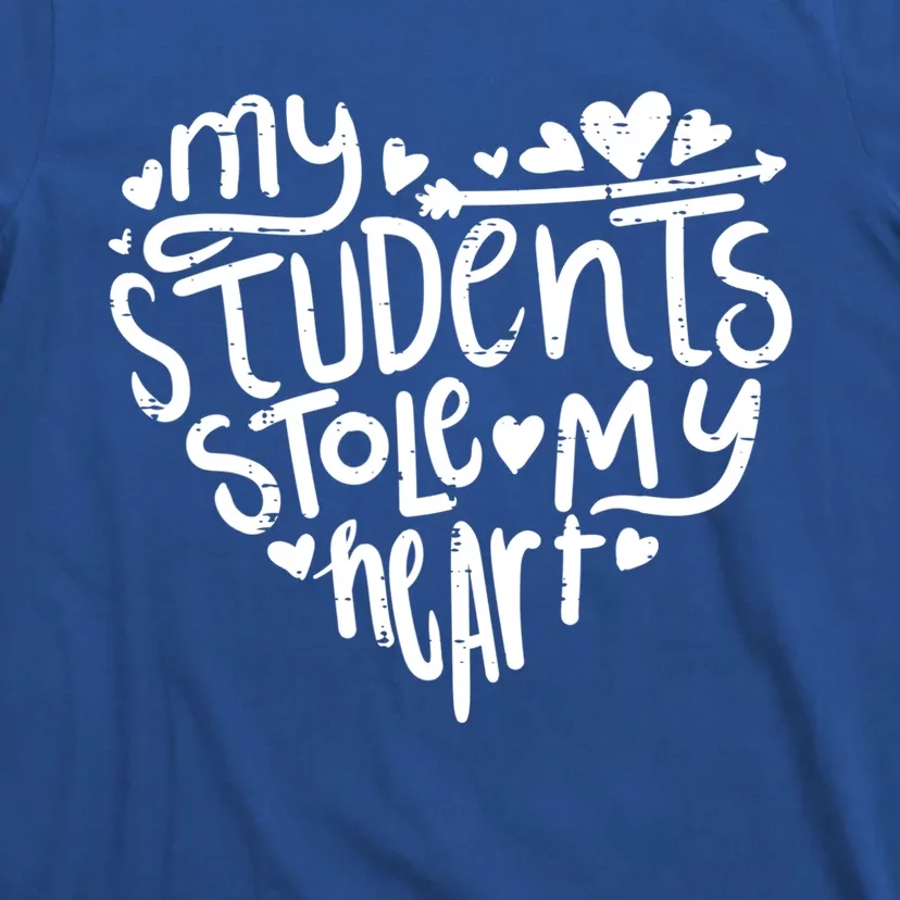 My Students Stole My Heart Cute Teacher Valentines Day Gift T-Shirt