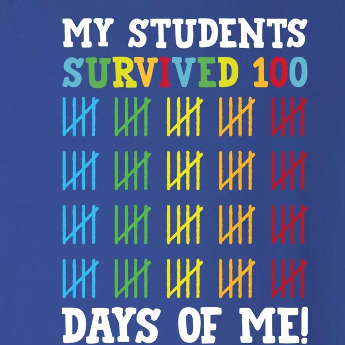 My Students Survived 100 Days Of Me Funny Teachers Cool Gift Toddler Long Sleeve Shirt