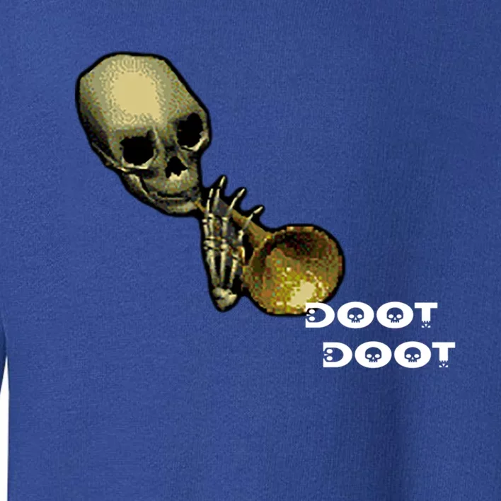 Mr Sketal Spooktober Mcdoot Doot Funny Humor Meme Funny Gift Toddler Sweatshirt