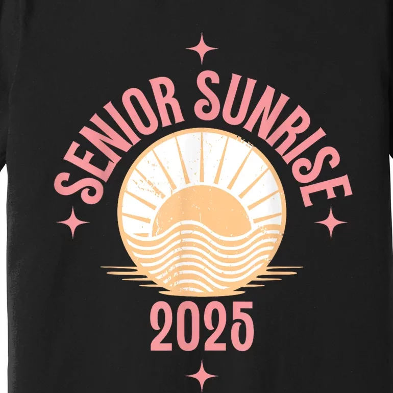 Magical Senior Sunrise 2025 High School 12th Twelfth Grade Premium T-Shirt