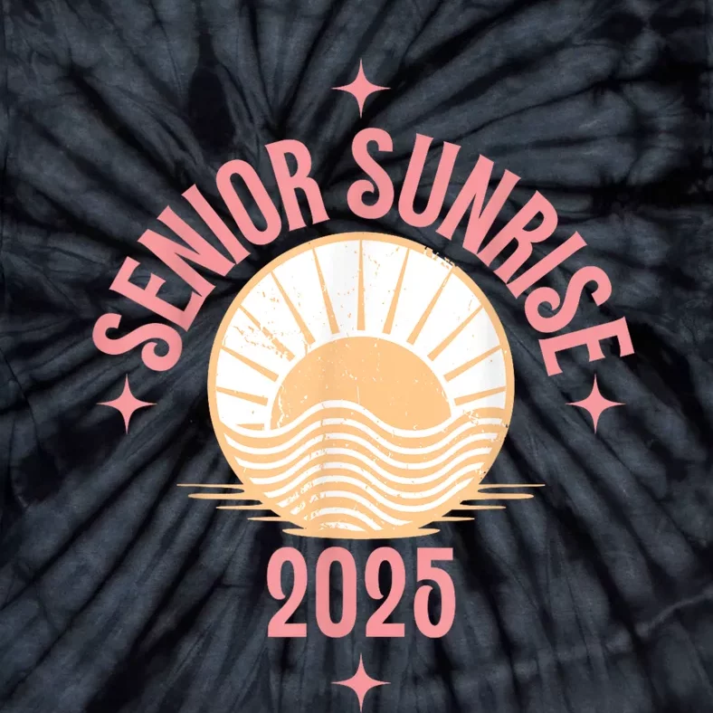 Magical Senior Sunrise 2025 High School 12th Twelfth Grade Tie-Dye T-Shirt